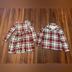 EUC Twin Little Sleepies Christmas Plaid 4T
